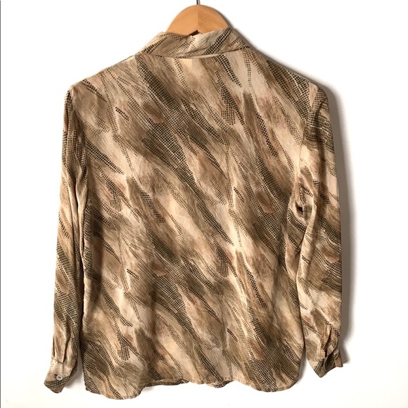 VTG Christie & Jill 100% Silk printed, Size 10 - Picture 5 of 8